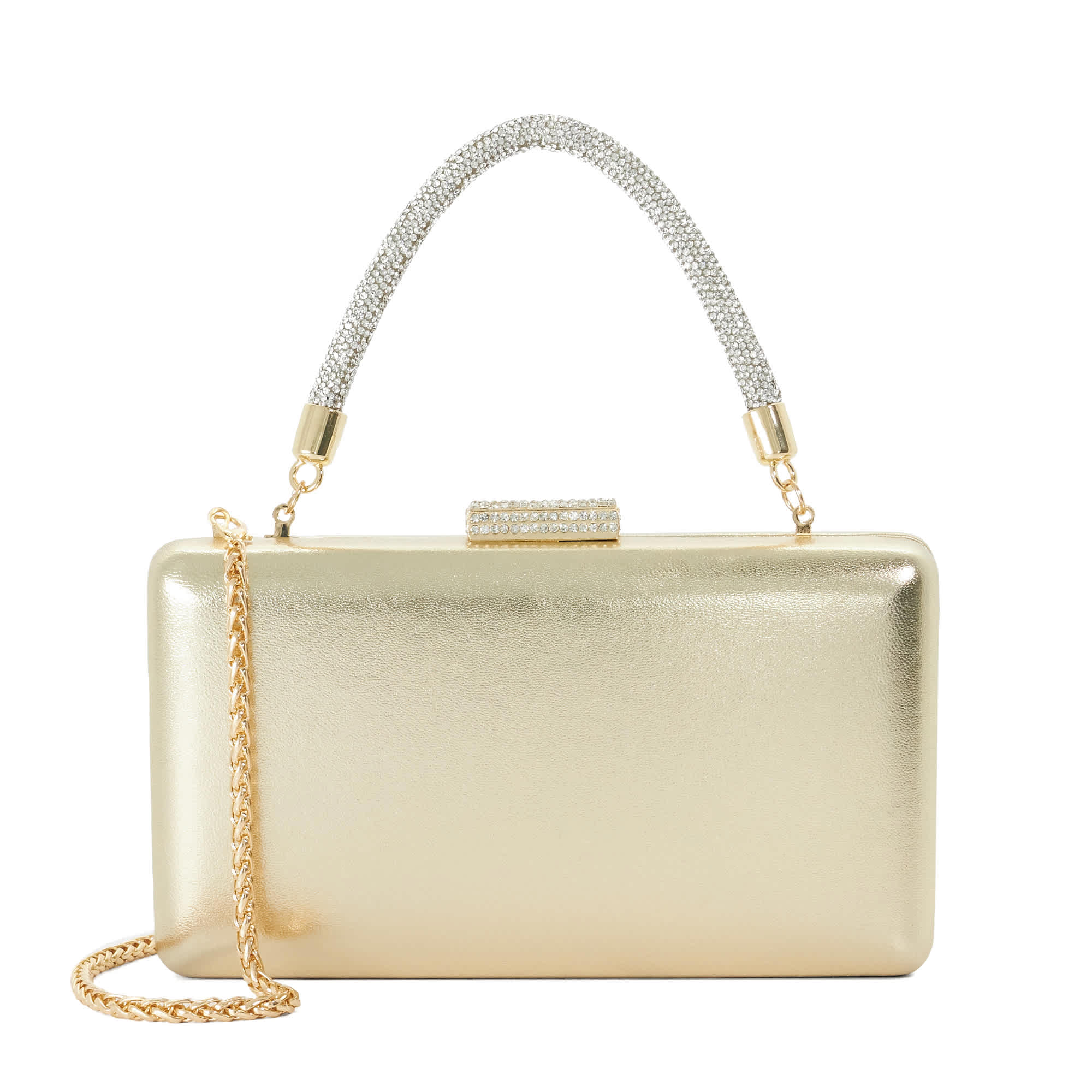 Sac de soirée avec poignée strassée - BEAUT, DUNE LONDON