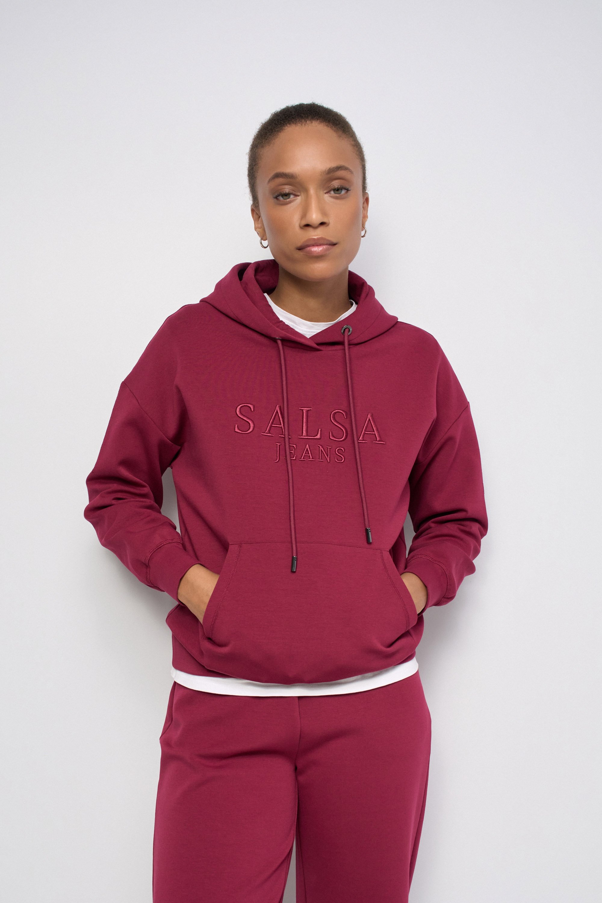 HOODIE AVEC BRANDING, SALSA JEANS