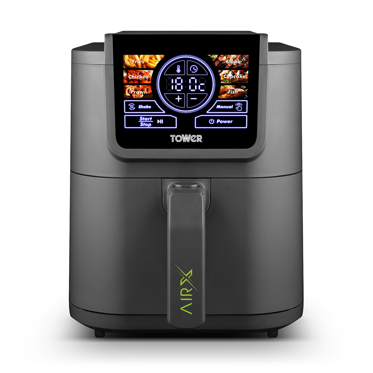 AirX 5L Single Basket Air Fryer - T17166, TOWER