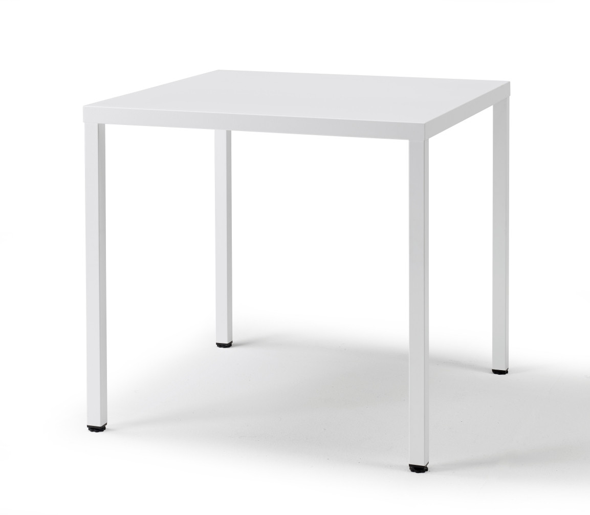 Table de jardin carré en métal, L.80, SCAB DESIGN