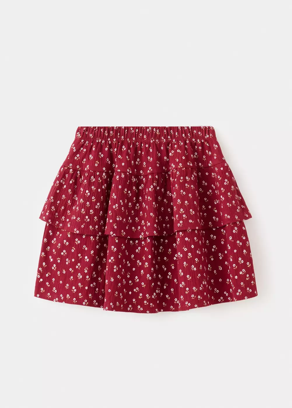 Jupe imprimée volants, MANGO KIDS