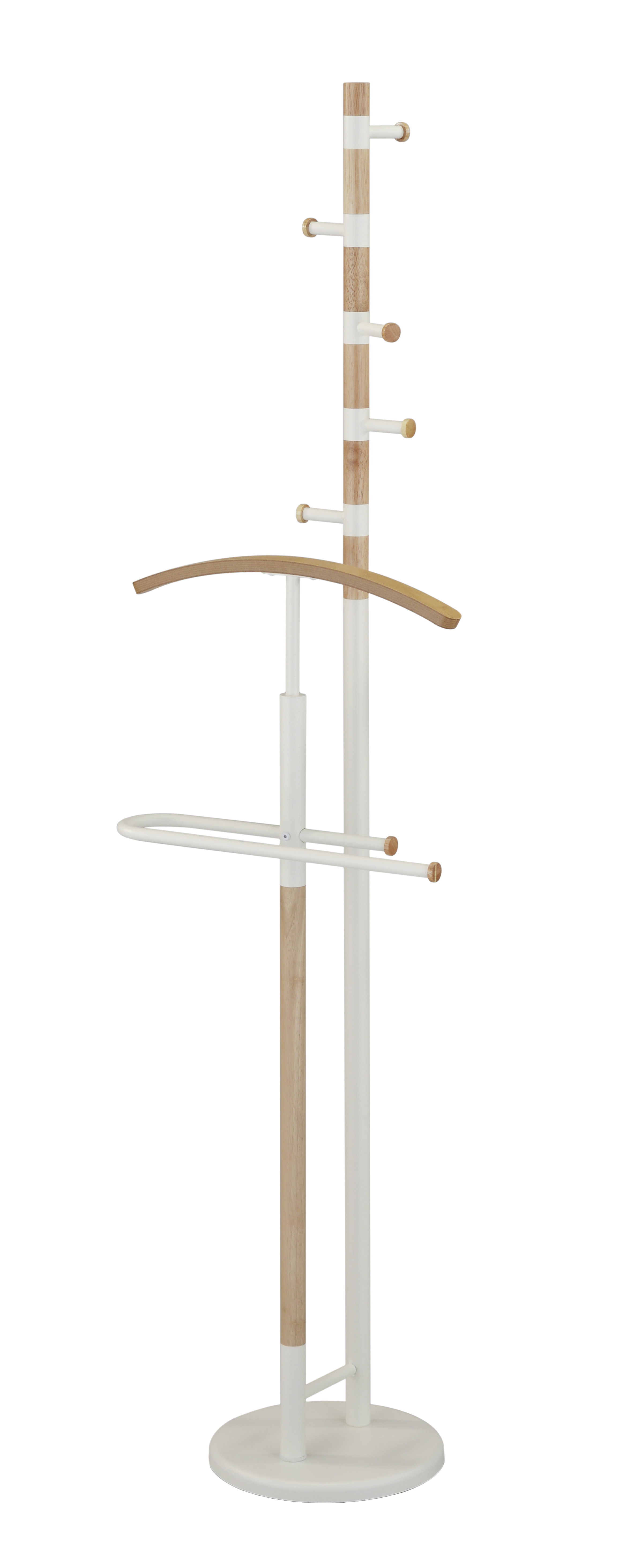Porte-manteau en métal et en BOIS, NATURE, HISPANOHOGAR