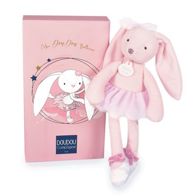 Rabbit Ballerina Soft Toy DOUDOU ET COMPAGNIE
