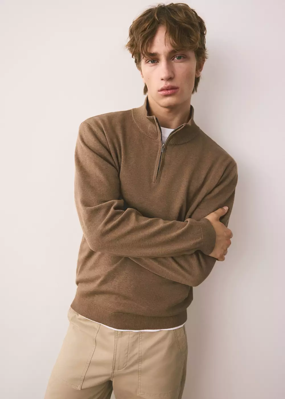 Pull col montant zip, MANGO TEEN