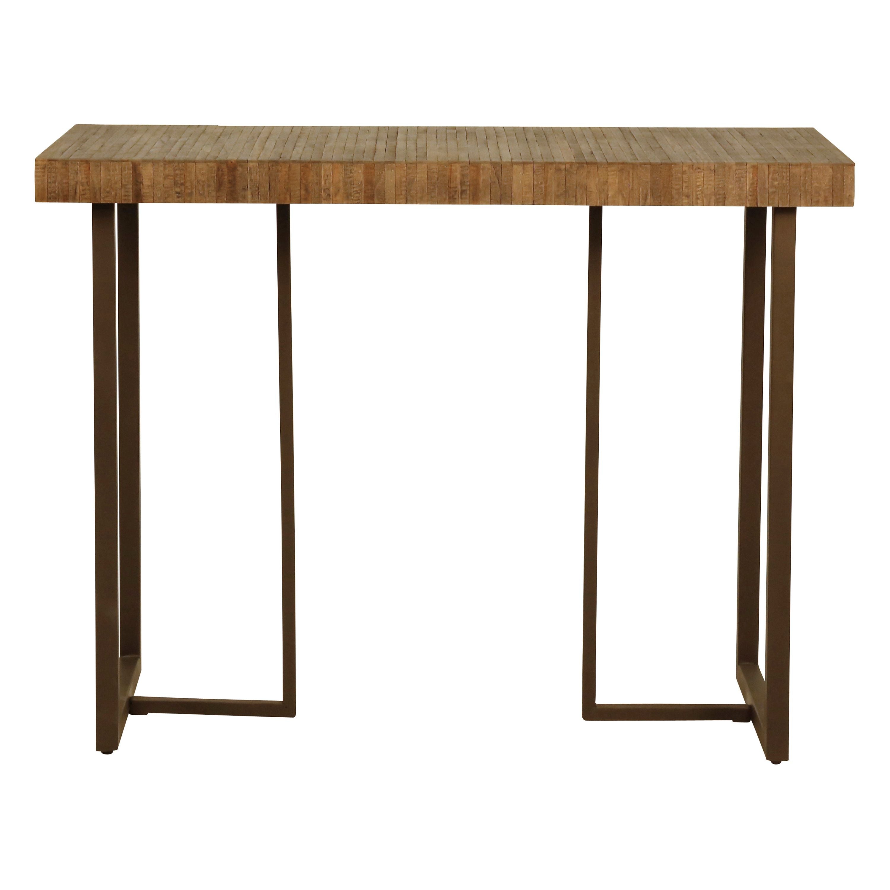 Table de bar teck recyclé 140cm, ZAGO