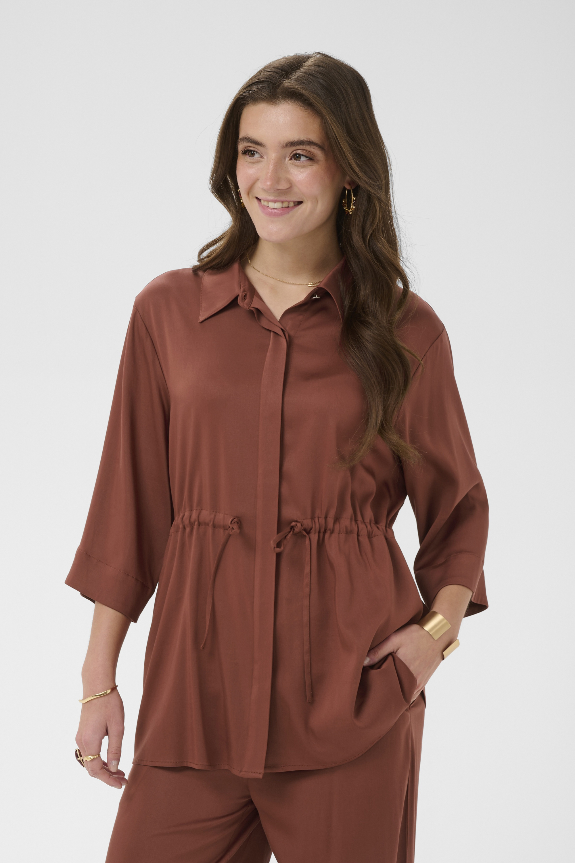 Chemise à manches longues, CREAM