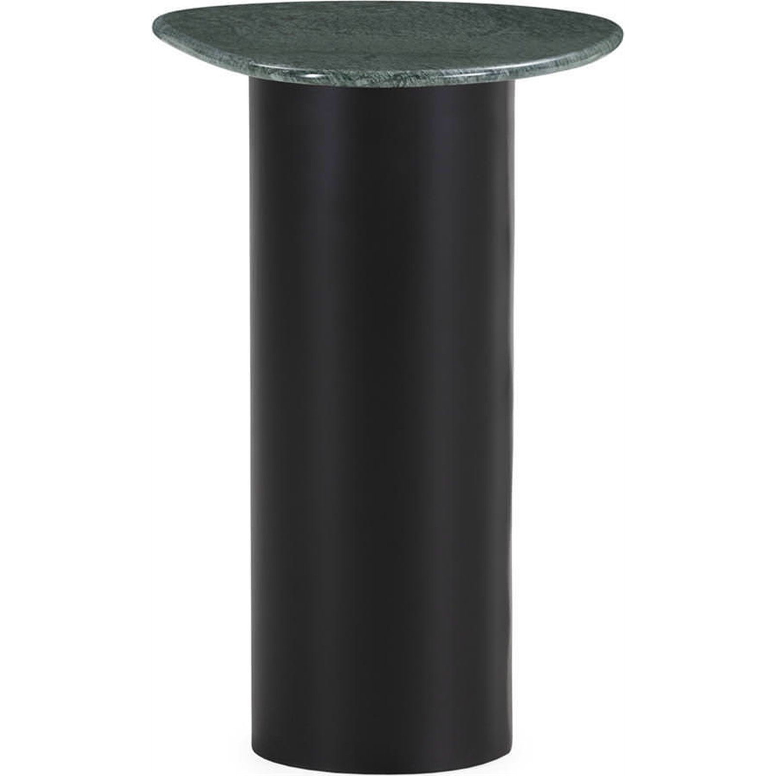 Table d'appoint en marbre et métal, RECOLLECTION