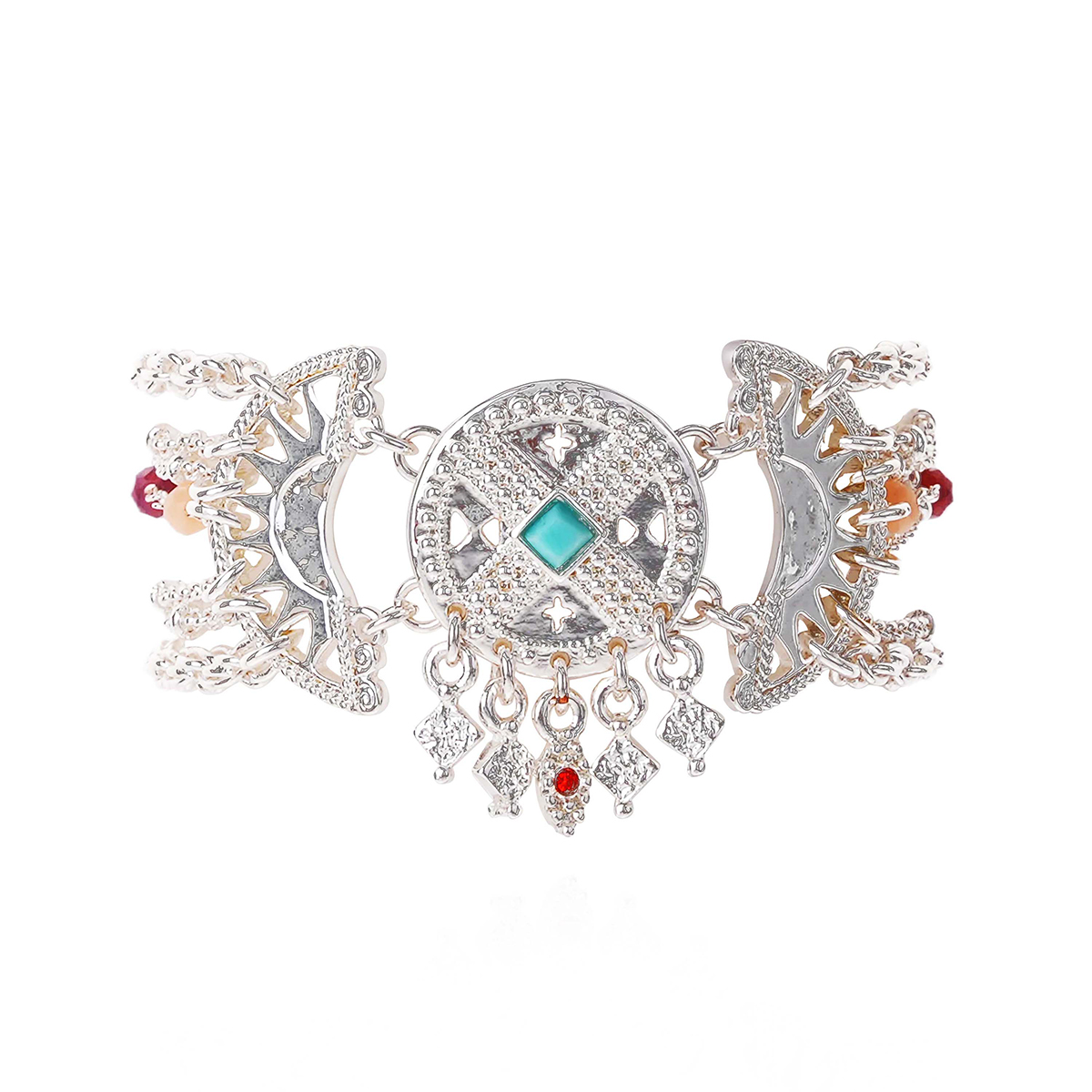 Bracelet ajustable multilien avec cabochon central MURILLO, HIPANEMA