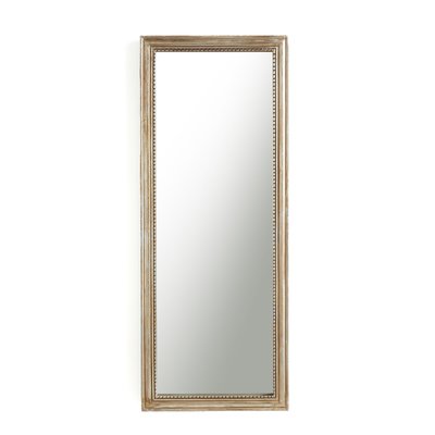 Rechthoekige spiegel in metaal. massief mangohout 55x140 cm, Afsan LA REDOUTE INTERIEURS