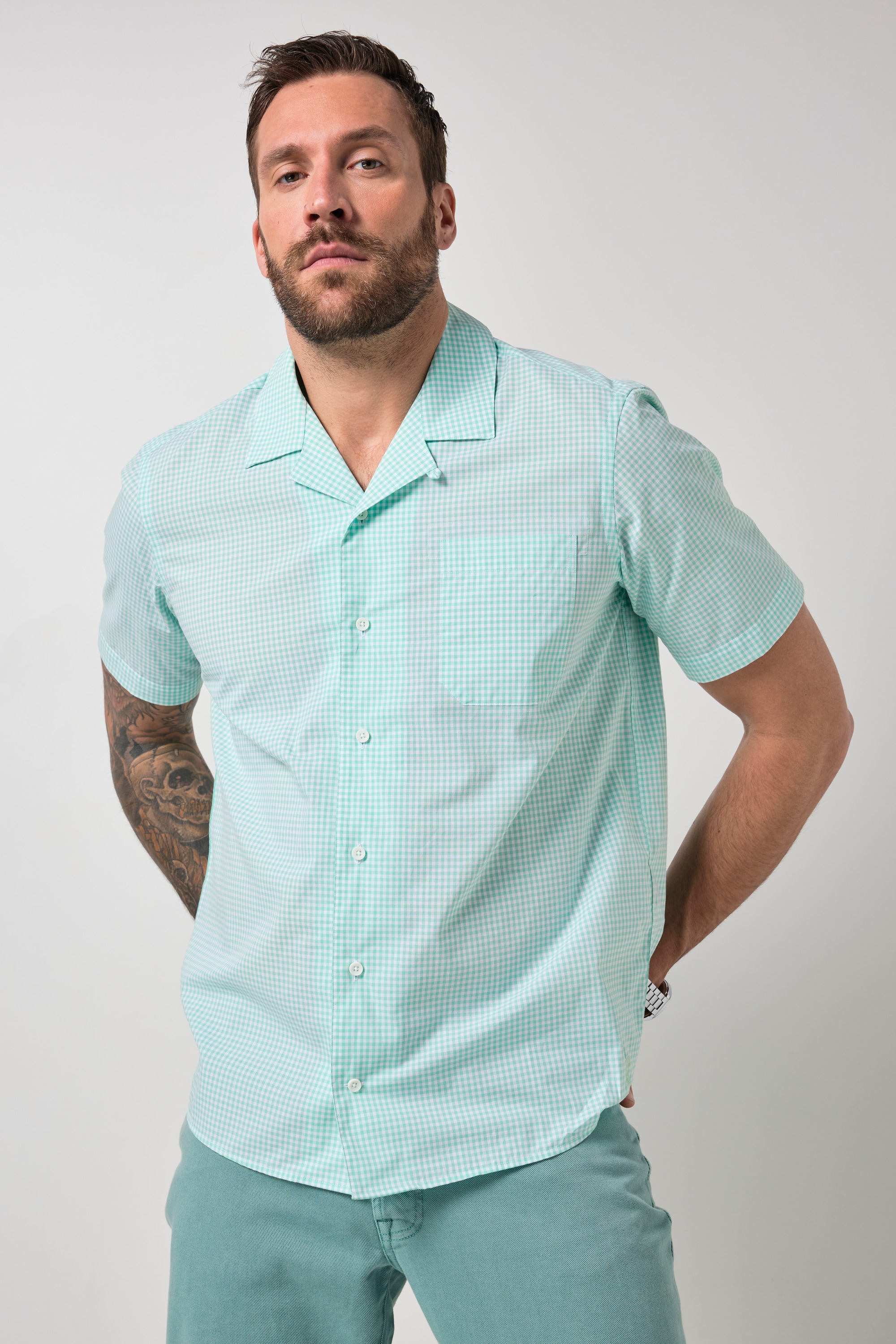 Chemise à carreaux, coupe Cuba-Fit, JP1880