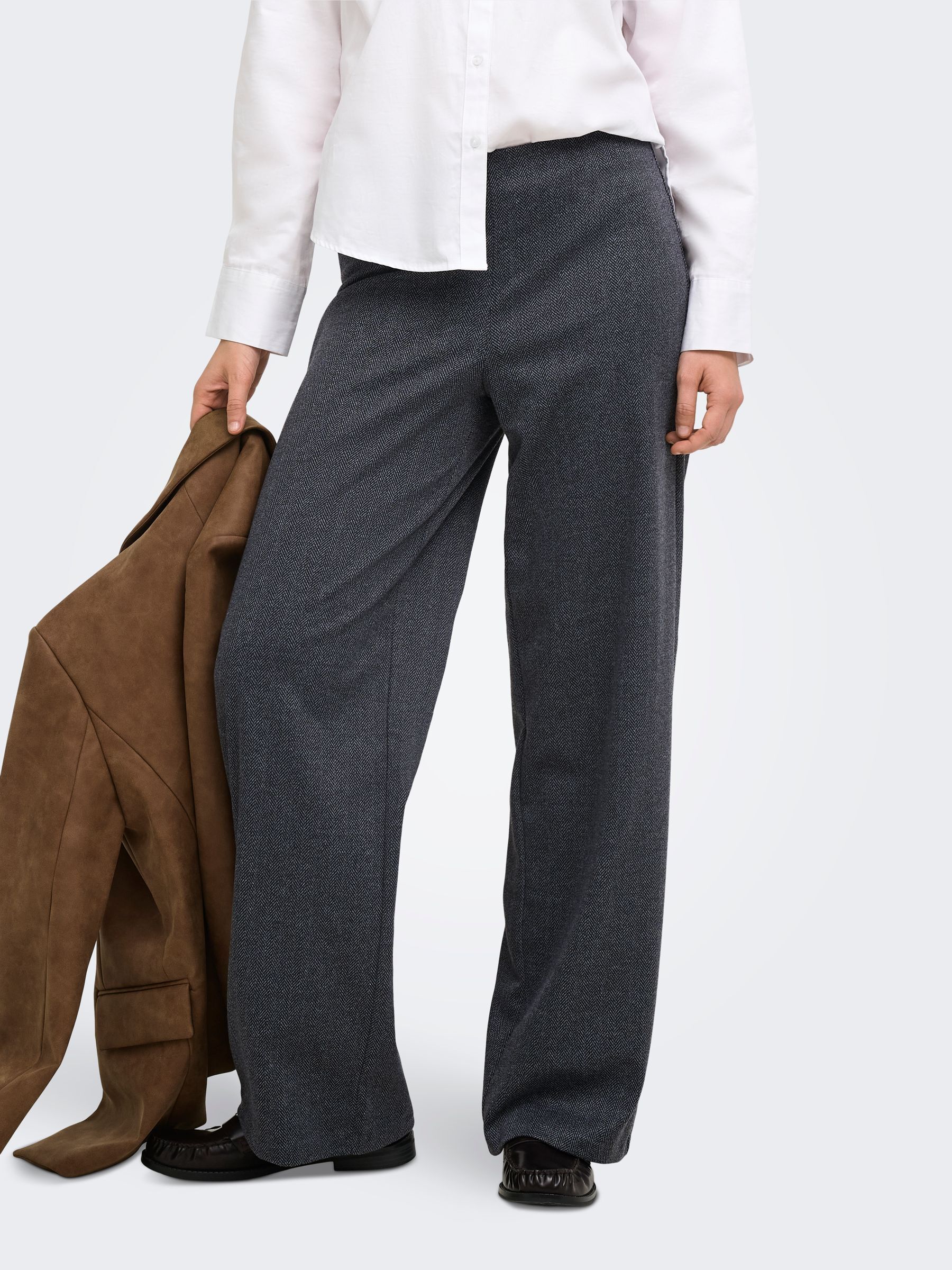 Pantalon À Jambe Large, ONLY