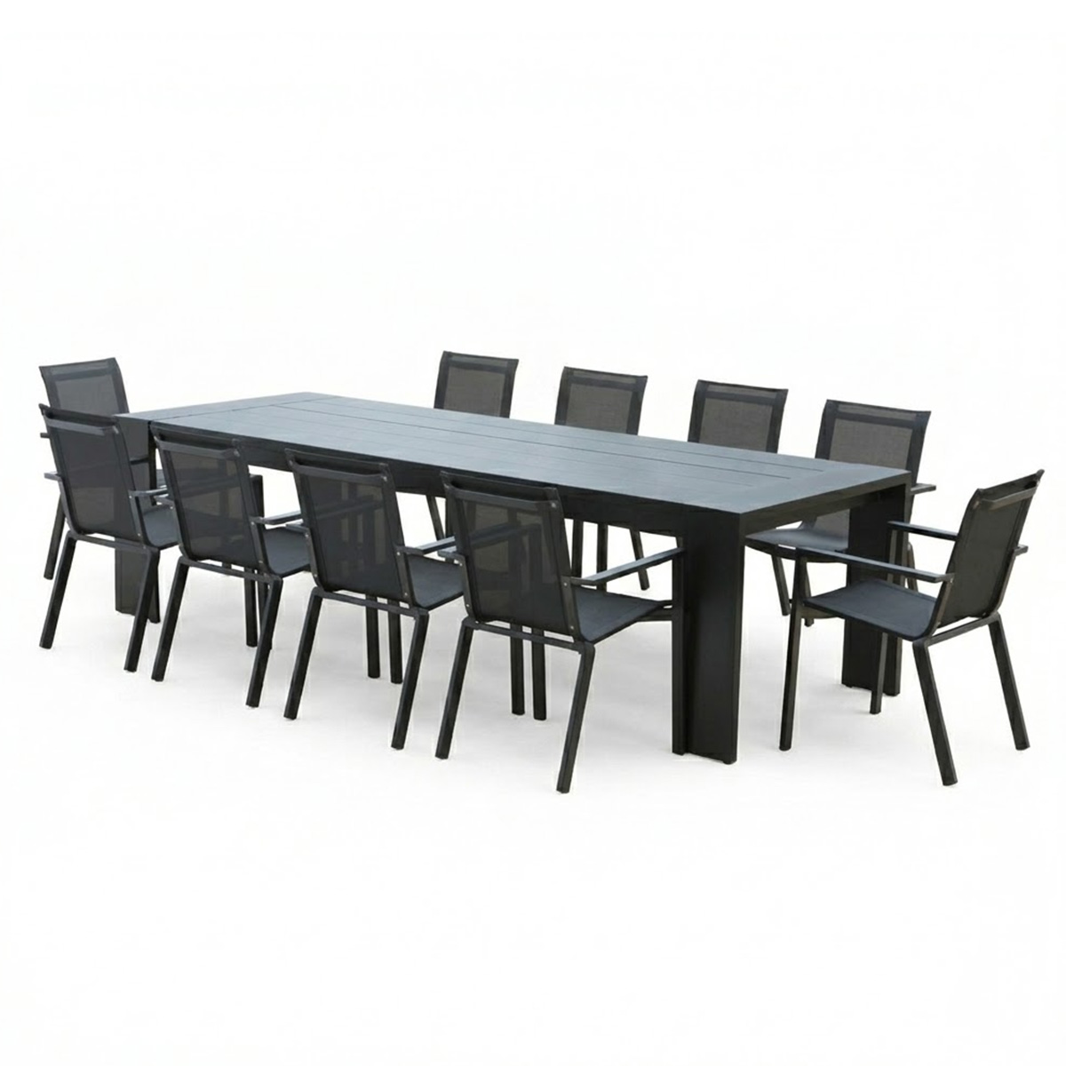 Ensemble en aluminium, 6 fauteuils IBIZA, WILSA GARDEN