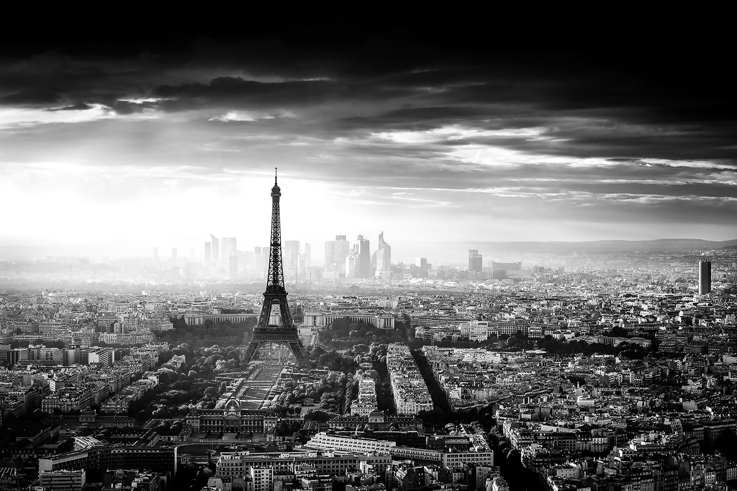 Tableau lumière sur paris, HEXOA