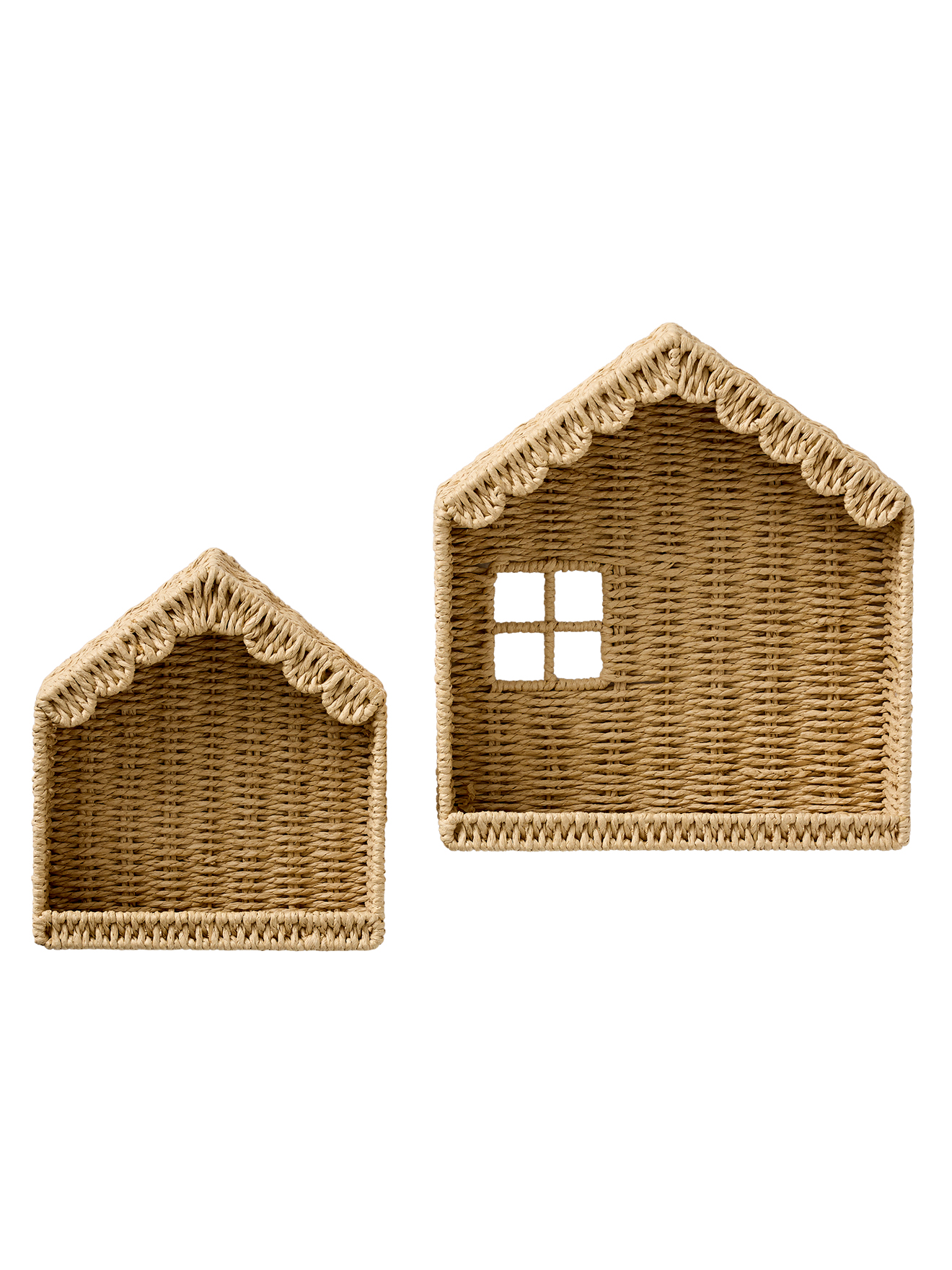 Lot 2 étagères maison, VERTBAUDET