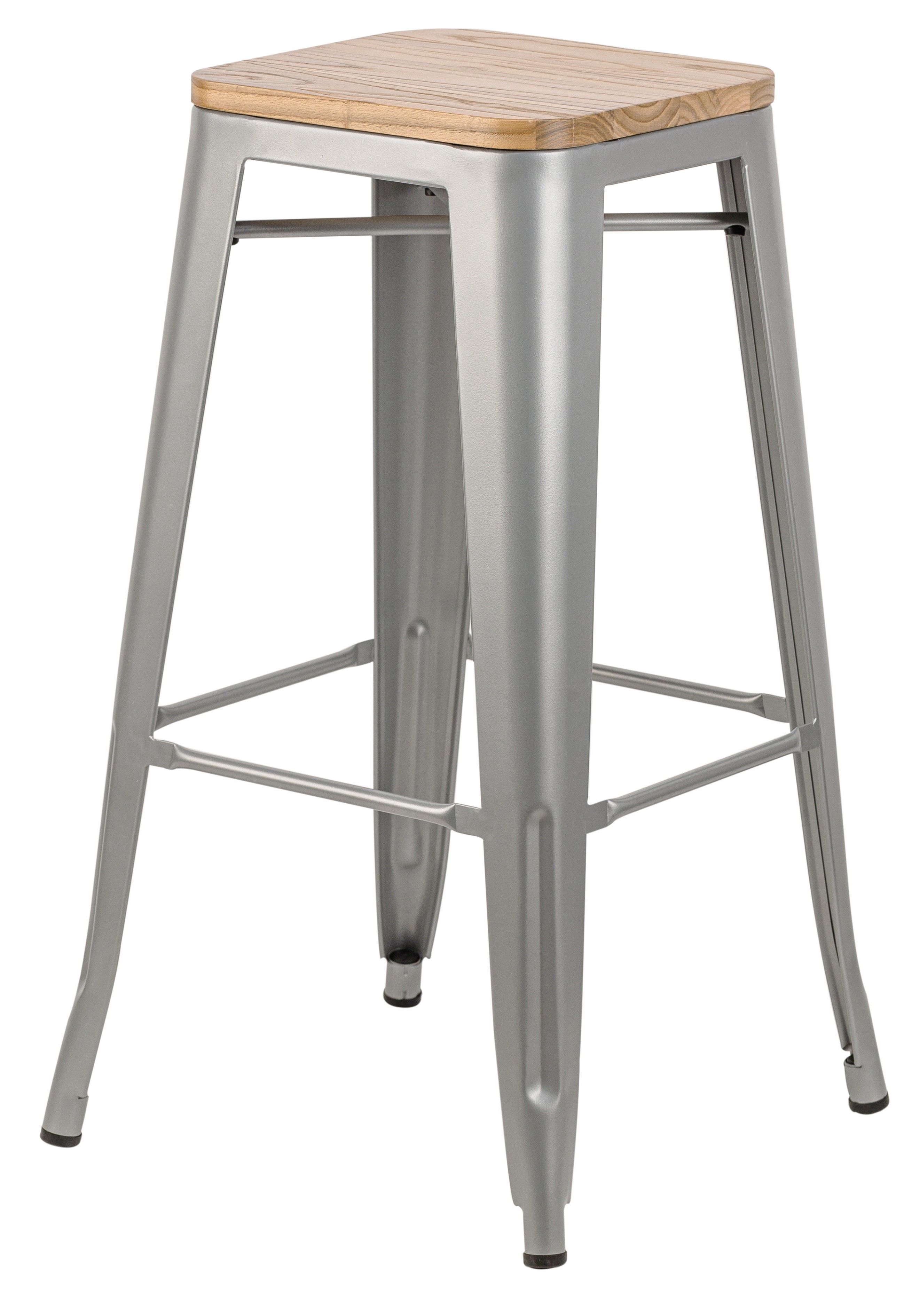 Lot de 4 tabourets de bar en métal, NASH, NORDLYS