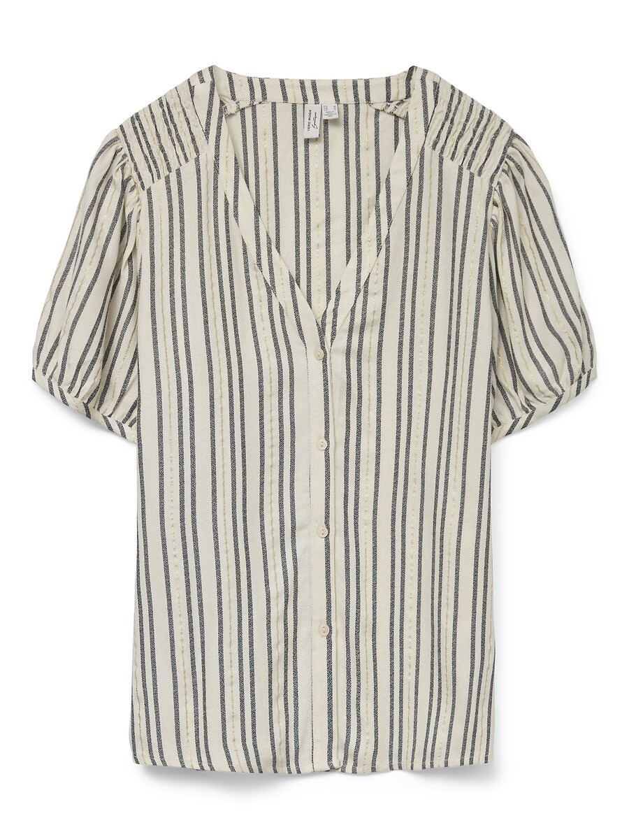Blouse à rayures, col V, VERO MODA