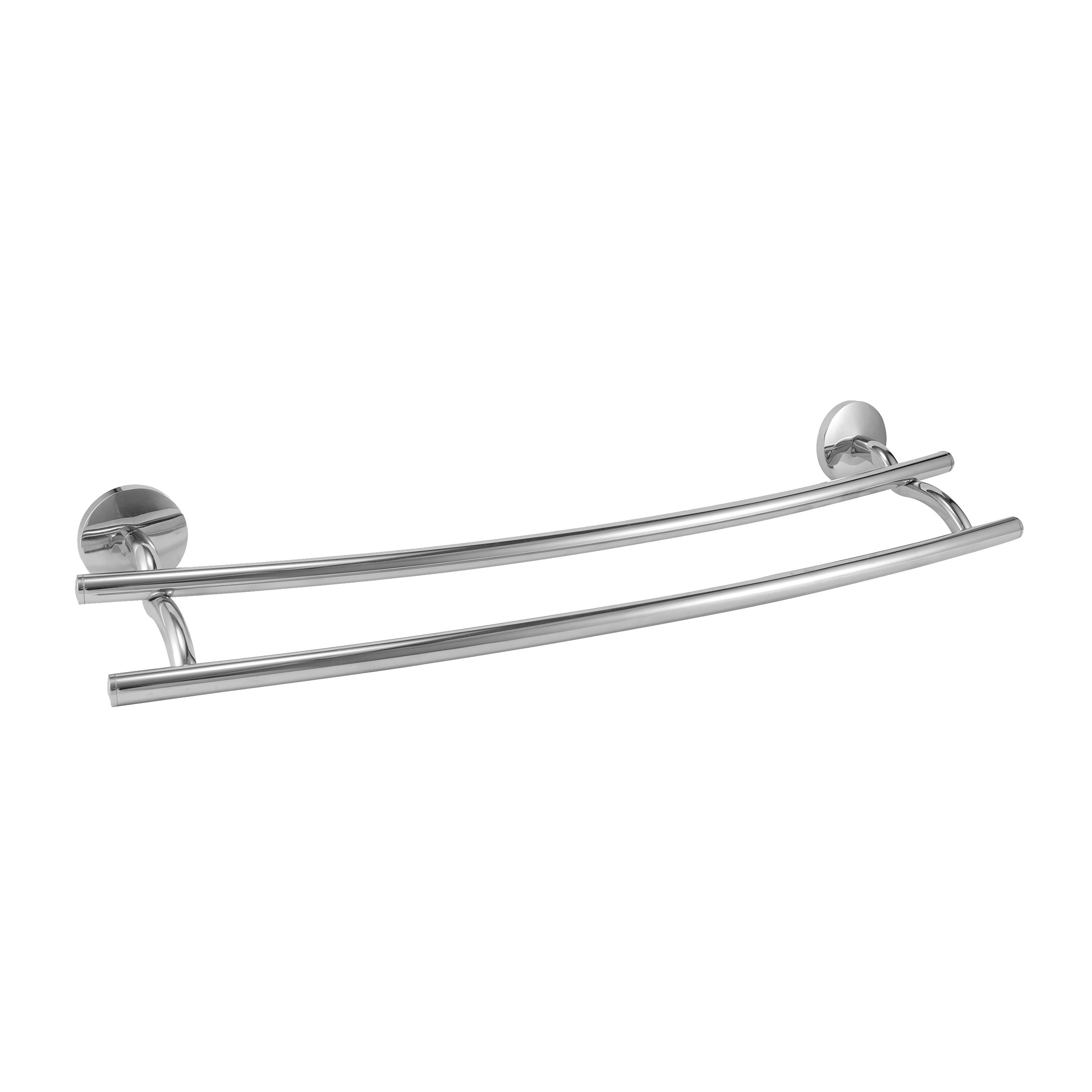 Porte-serviette 2 barres en inox, SUITE, SENSEA