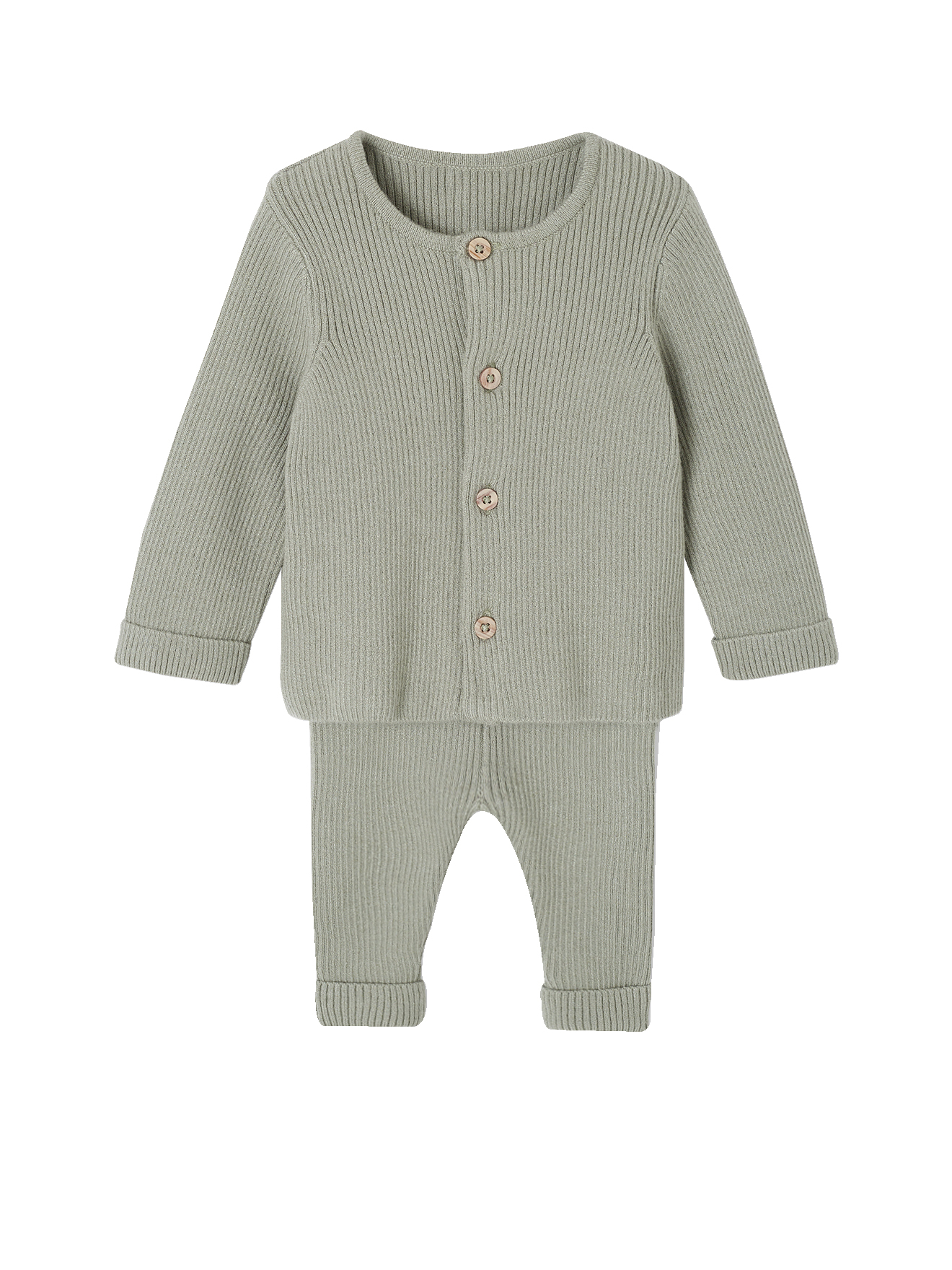 Ensemble mixte gilet pantalon en tricot, VERTBAUDET