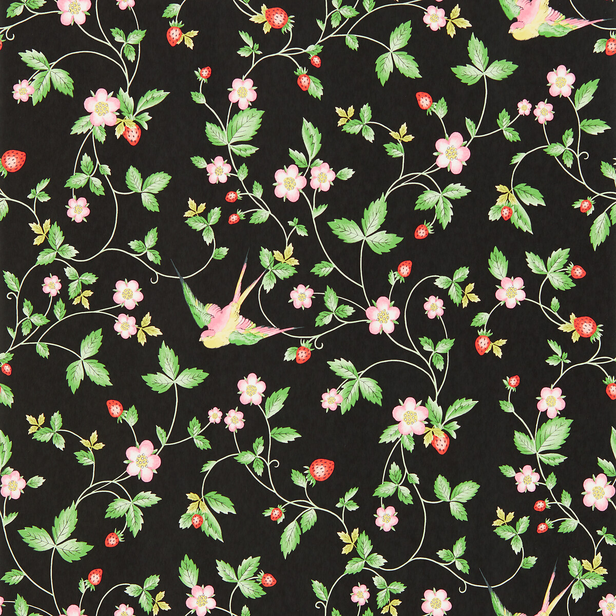 Wild Strawberry Wallpaper Wedgewood Clarke Clarke La Redoute