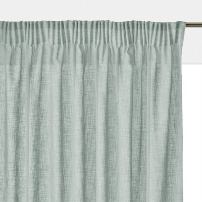 Nyong Linen-Effect Radiator Curtain with Gathered Braid LA REDOUTE INTERIEURS
