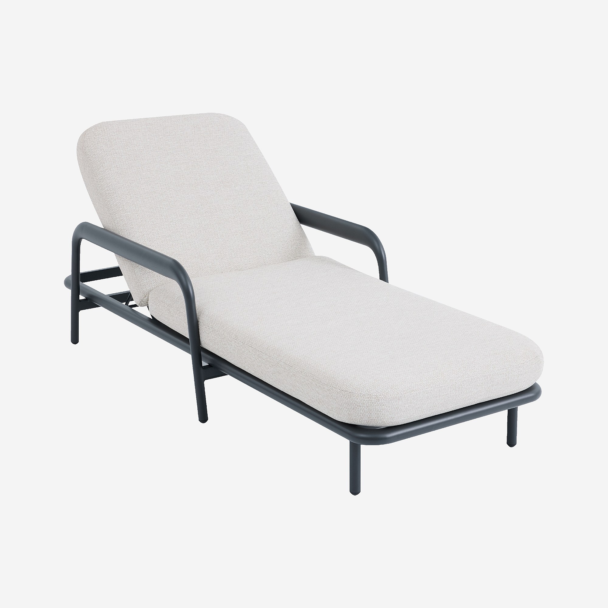 Bain de soleil en aluminium et tissu NAZARE, HABITAT