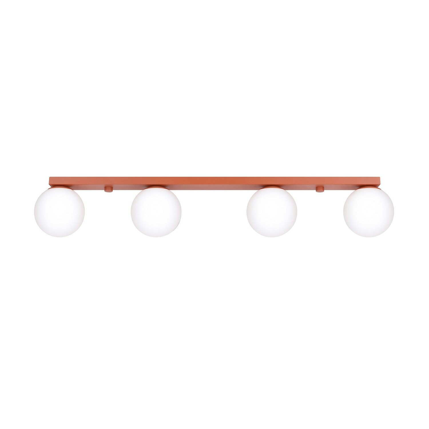 Plafonnier Acier Ocre Rouge G9 4 Yoli, EDEN