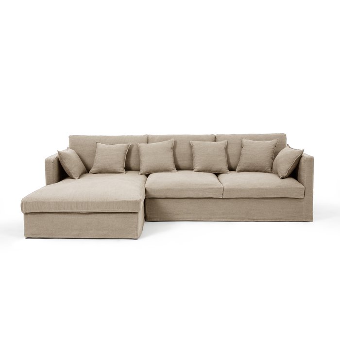 Image 0 Ecksofa Néo Kinkajou, dickes Leinen Stonewashed AM.PM Ecksofa Néo Kinkajou, dickes Leinen Stonewashed AM.PM image 0