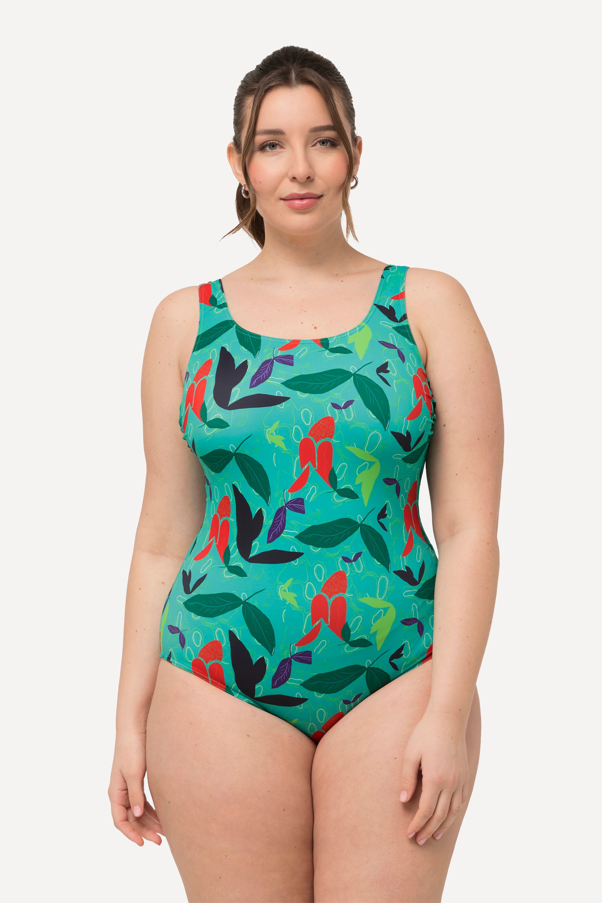 Maillot de bain à décolleté rond., ULLA POPKEN