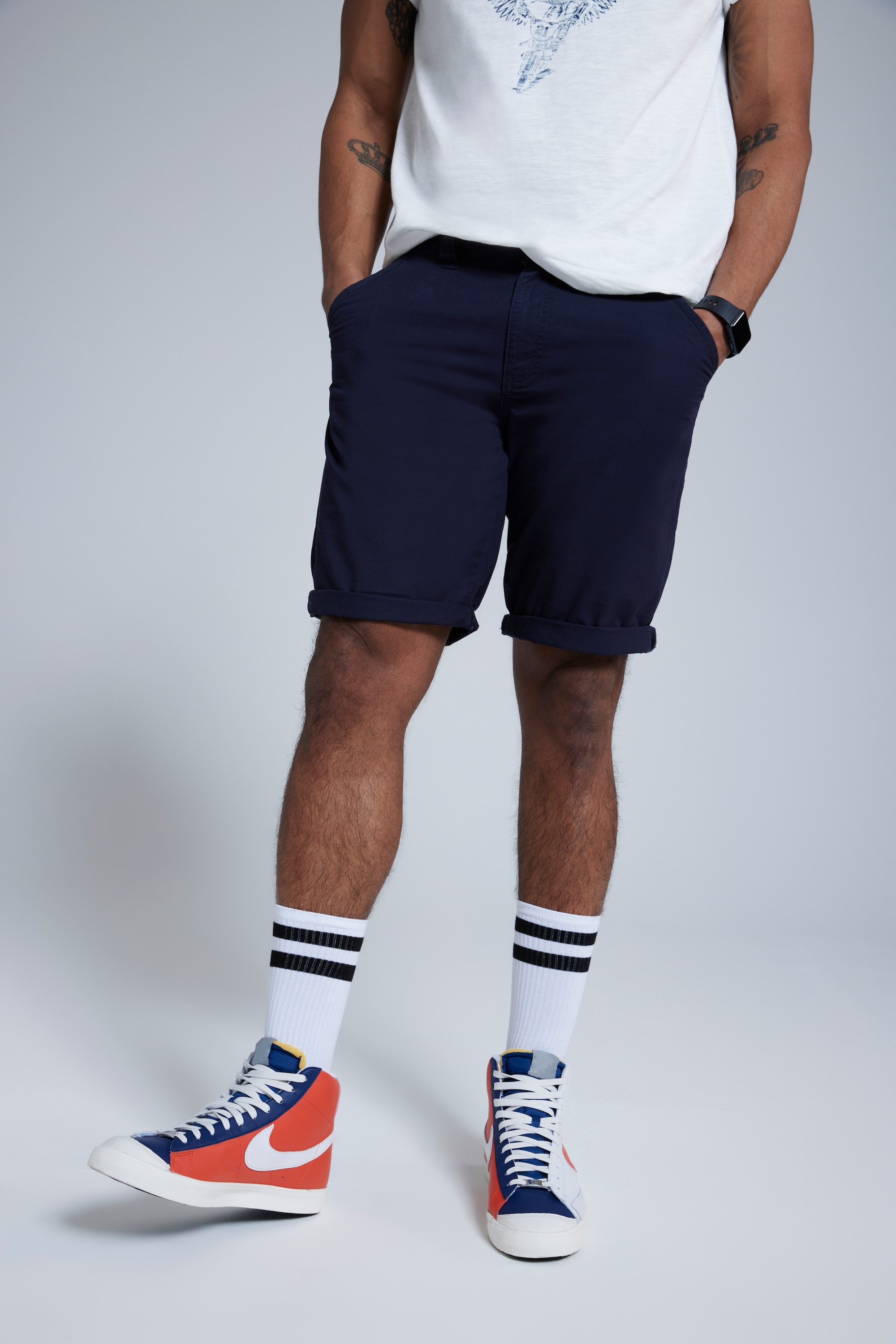Bermuda chino, 4 poches, STHUGE