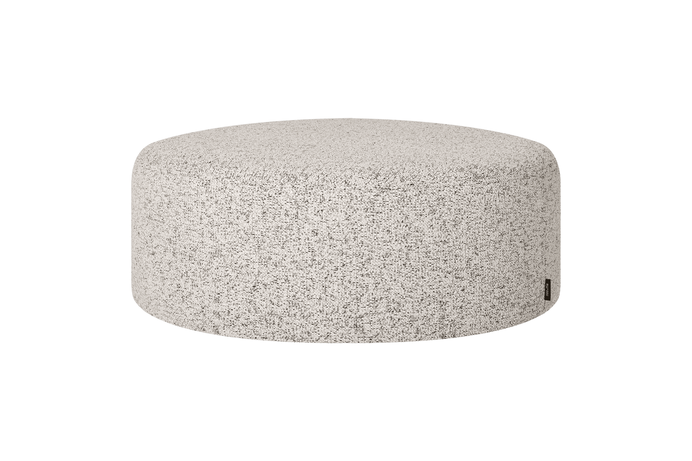 Pouf rond en fibre synthétique FOLK, NOO.MA