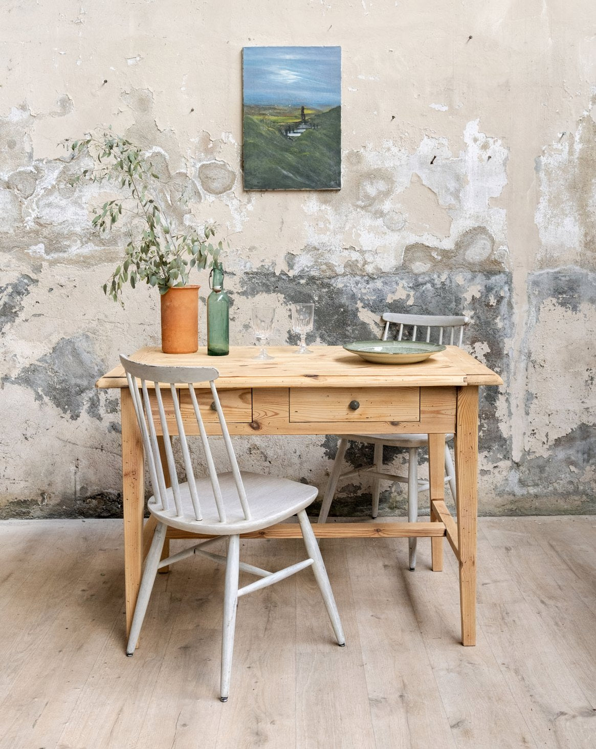 Table à manger en bois Romy N°1589 - Bon état, DEBONGOUT