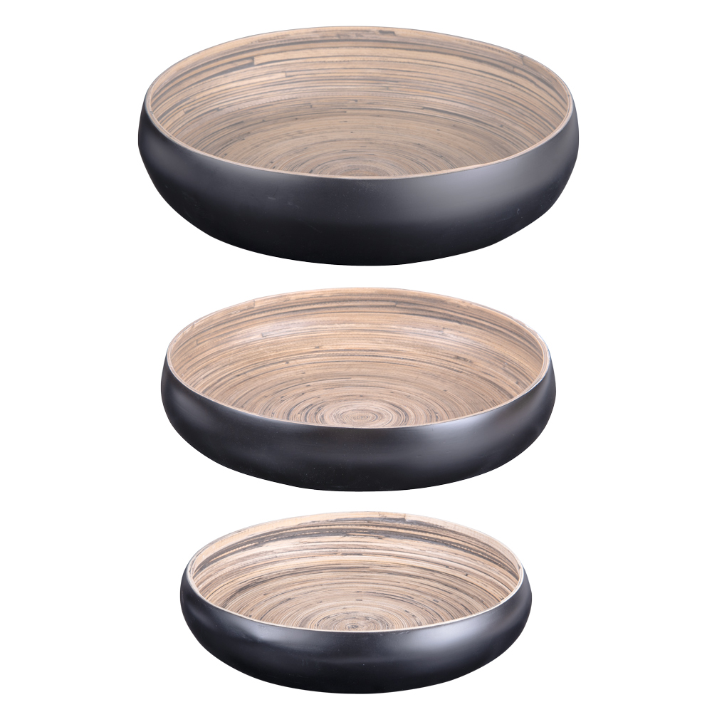 Set de 3 coupes en bambou, TABLE PASSION