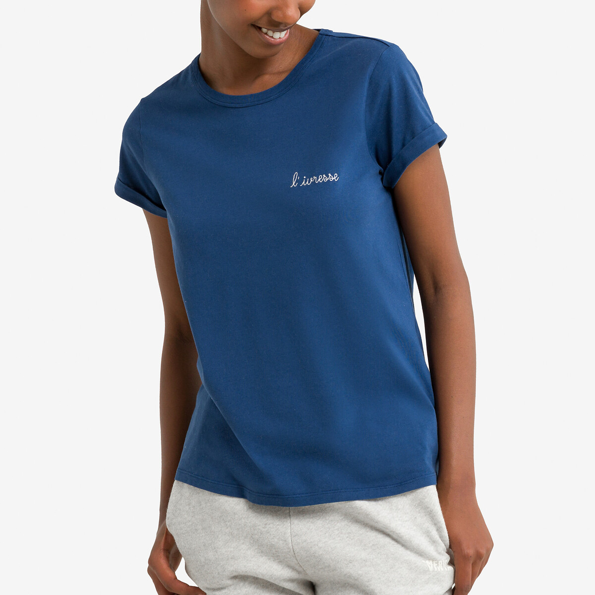 Poitou Ivresse T-Shirt in Organic Cotton with Short Sleeves