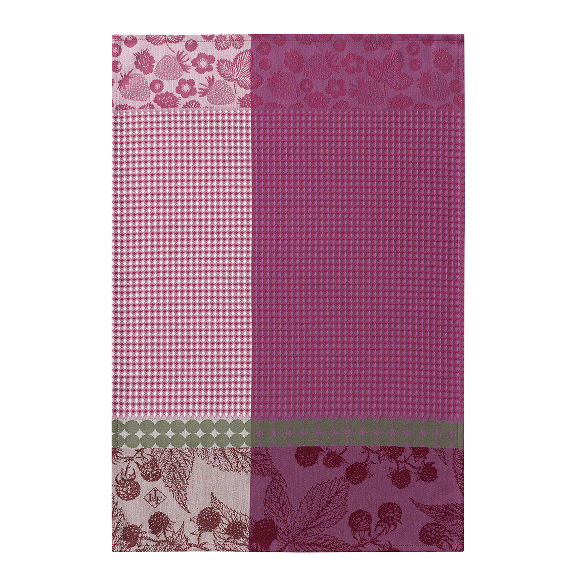 Essuie-mains en Coton, CUEILLETTE D'ÉTÉ, LE JACQUARD FRANCAIS