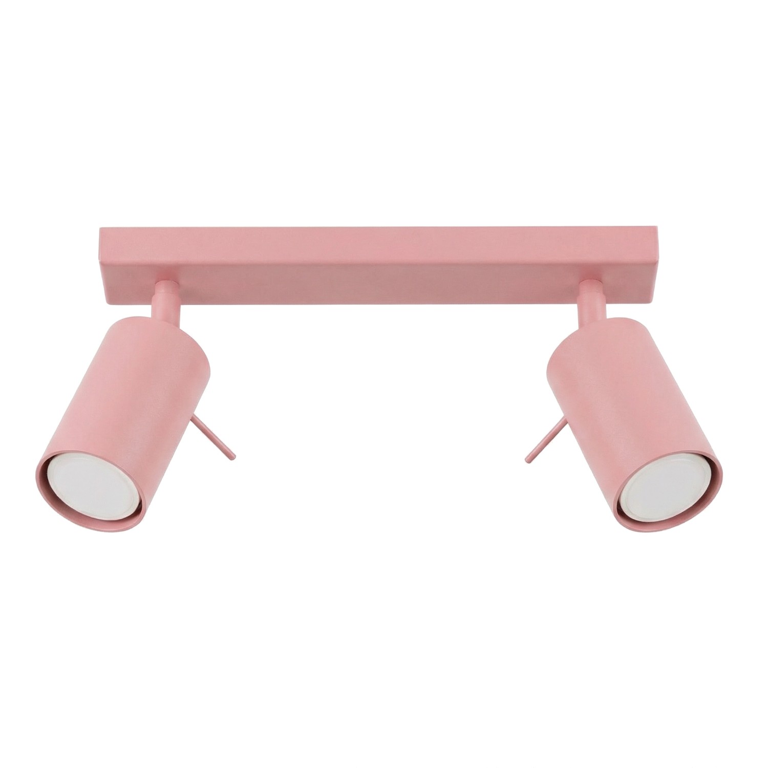 Plafonnier Acier Rose GU10 2 RING, EDEN