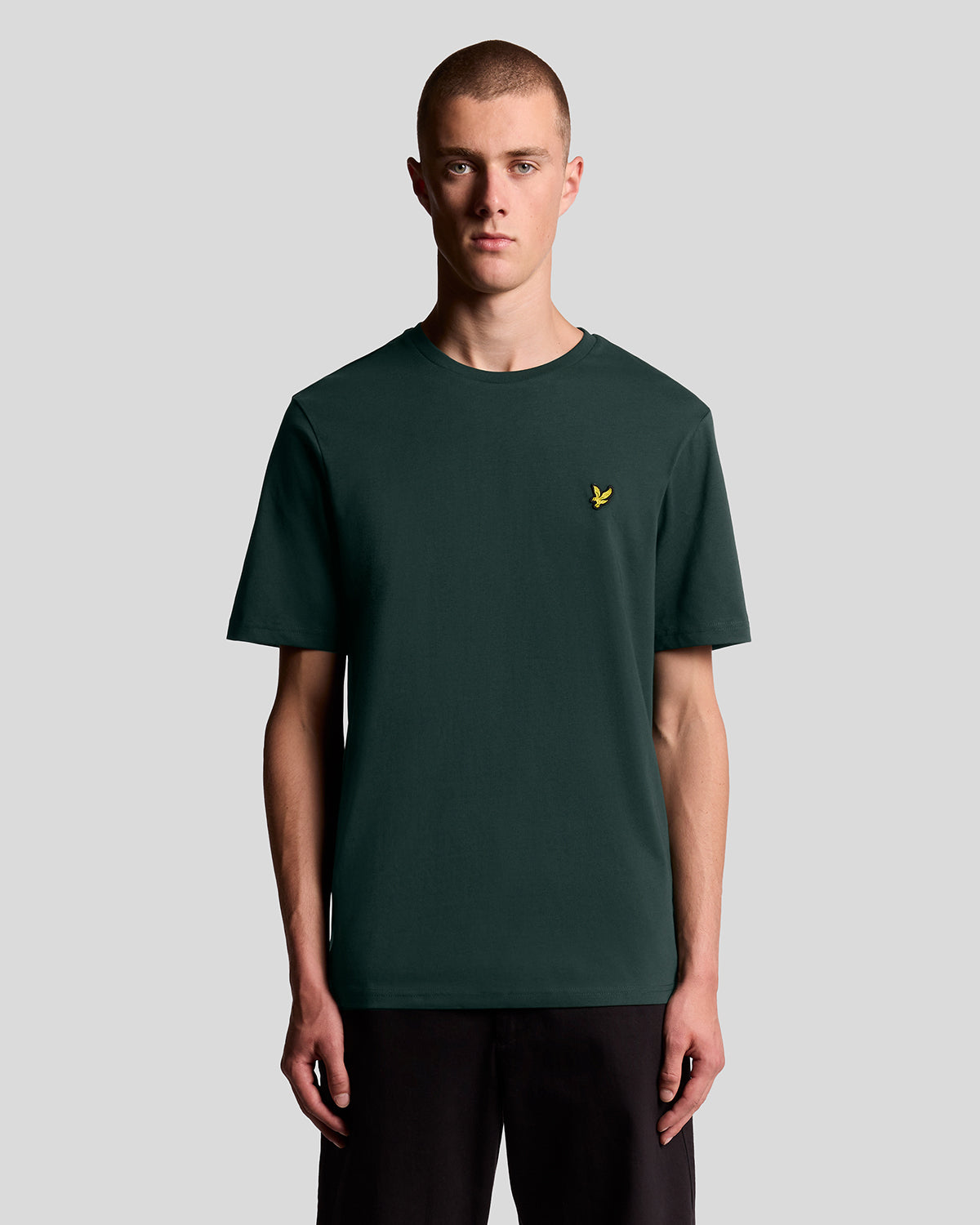 T-shirt en coton col rond, LYLE & SCOTT