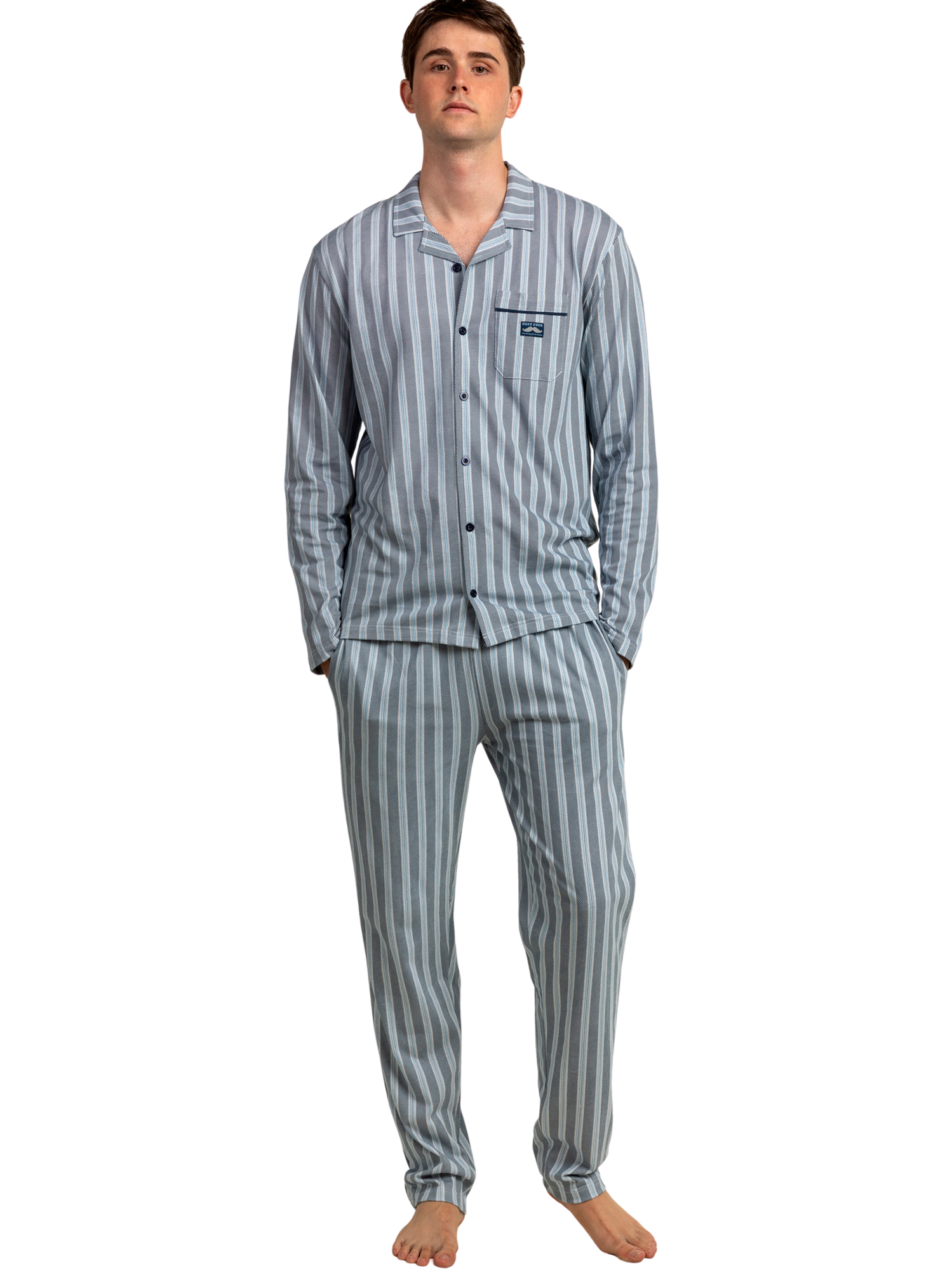 Pyjama pantalon chemise manches longues Best Ever, ADMAS
