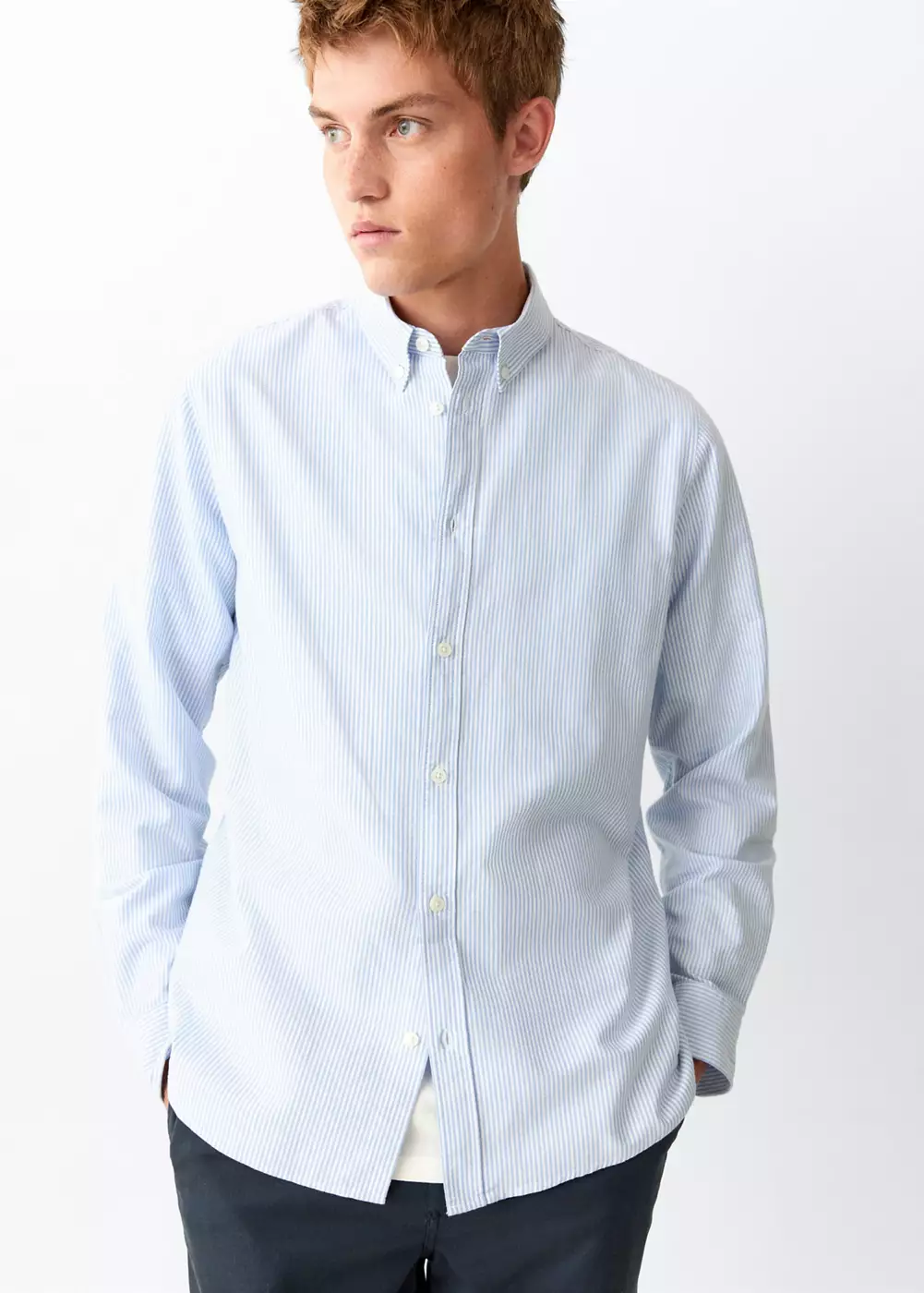 Chemise 100 % coton Oxford, MANGO TEEN