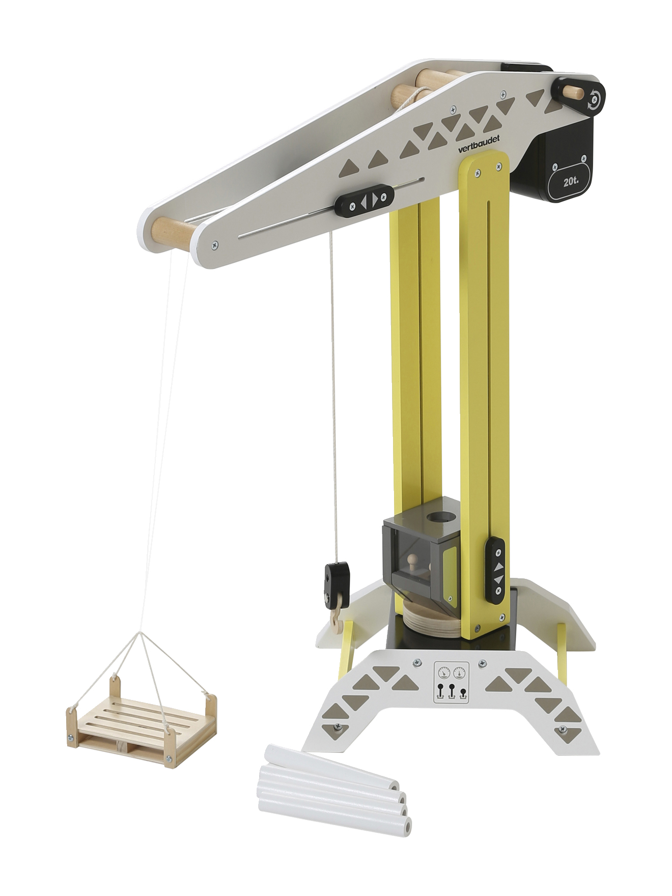 Grande grue en bois, VERTBAUDET