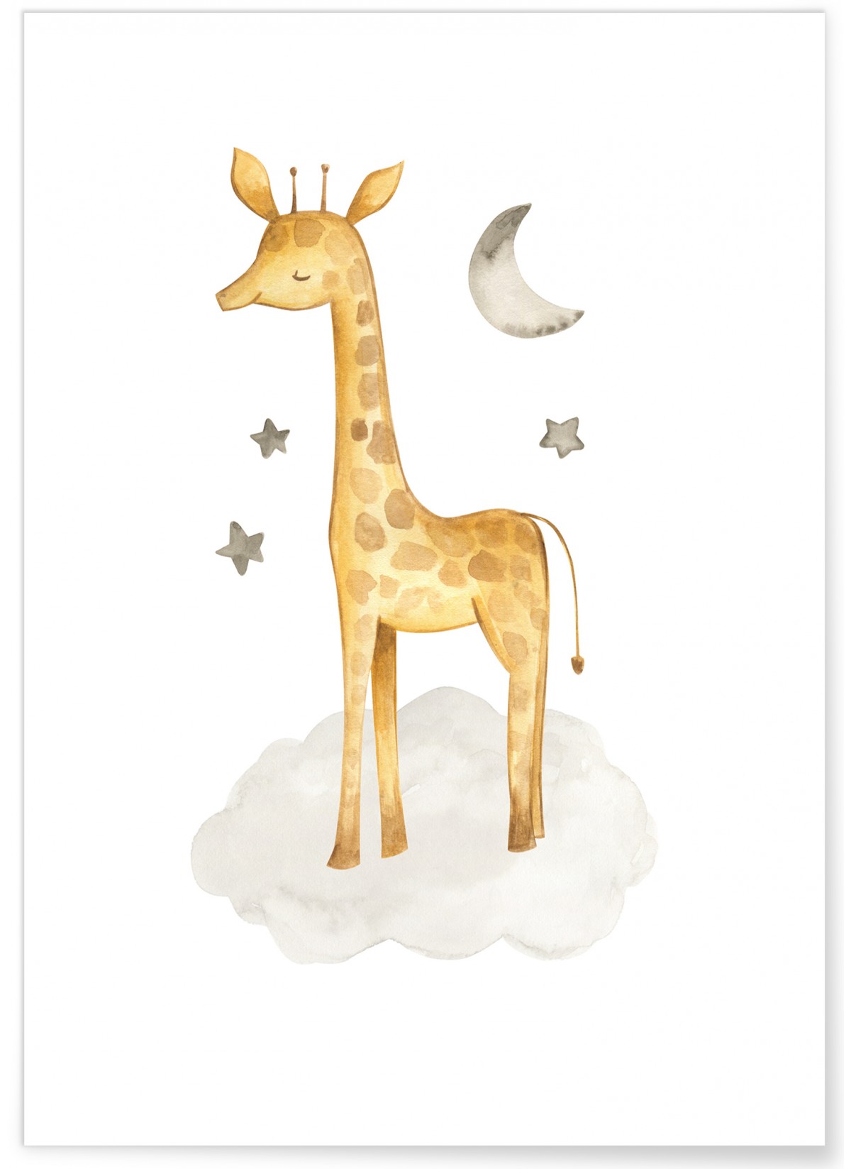 Affiche Bébé Girafe, L'AFFICHERIE