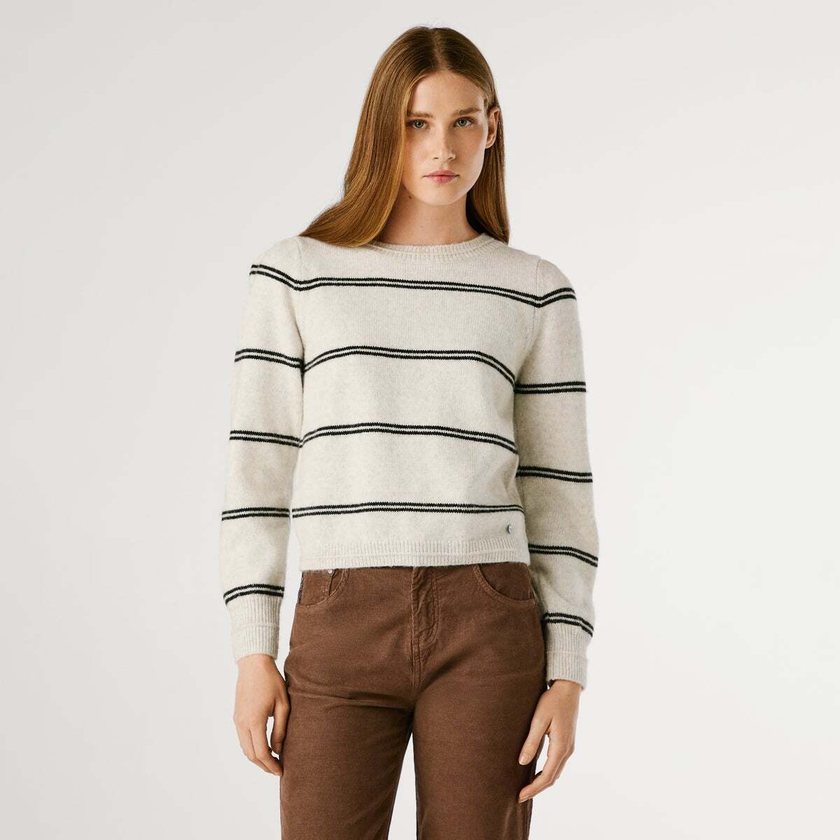 Pull À Rayures À Col Rond, PEPE JEANS