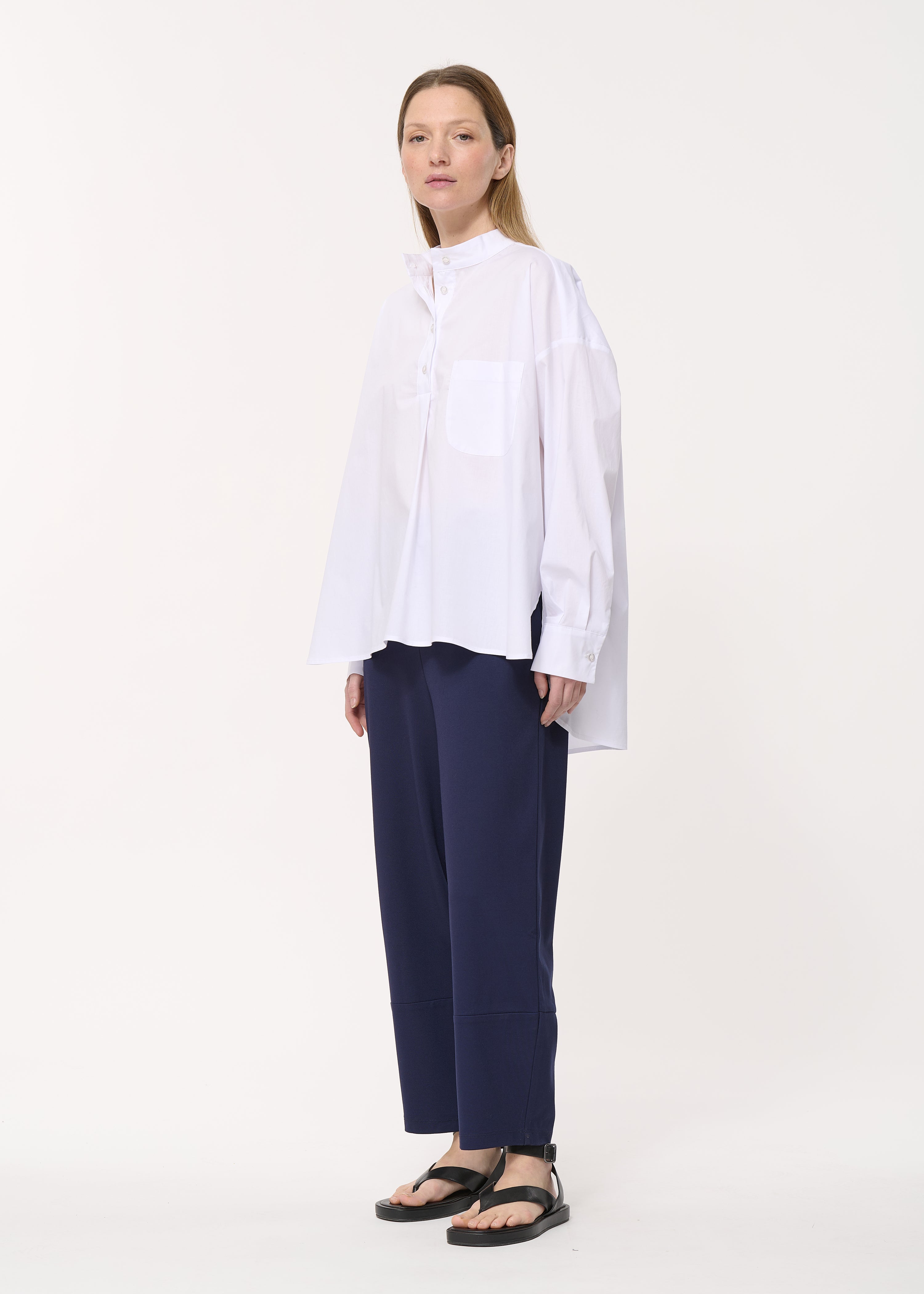 Pantalon 7/8ème en milano taille haute, HUMILITY
