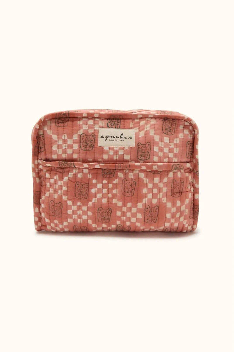 Trousse da toilette in cotone stampato, RAHANA, APACHES COLLECTIONS