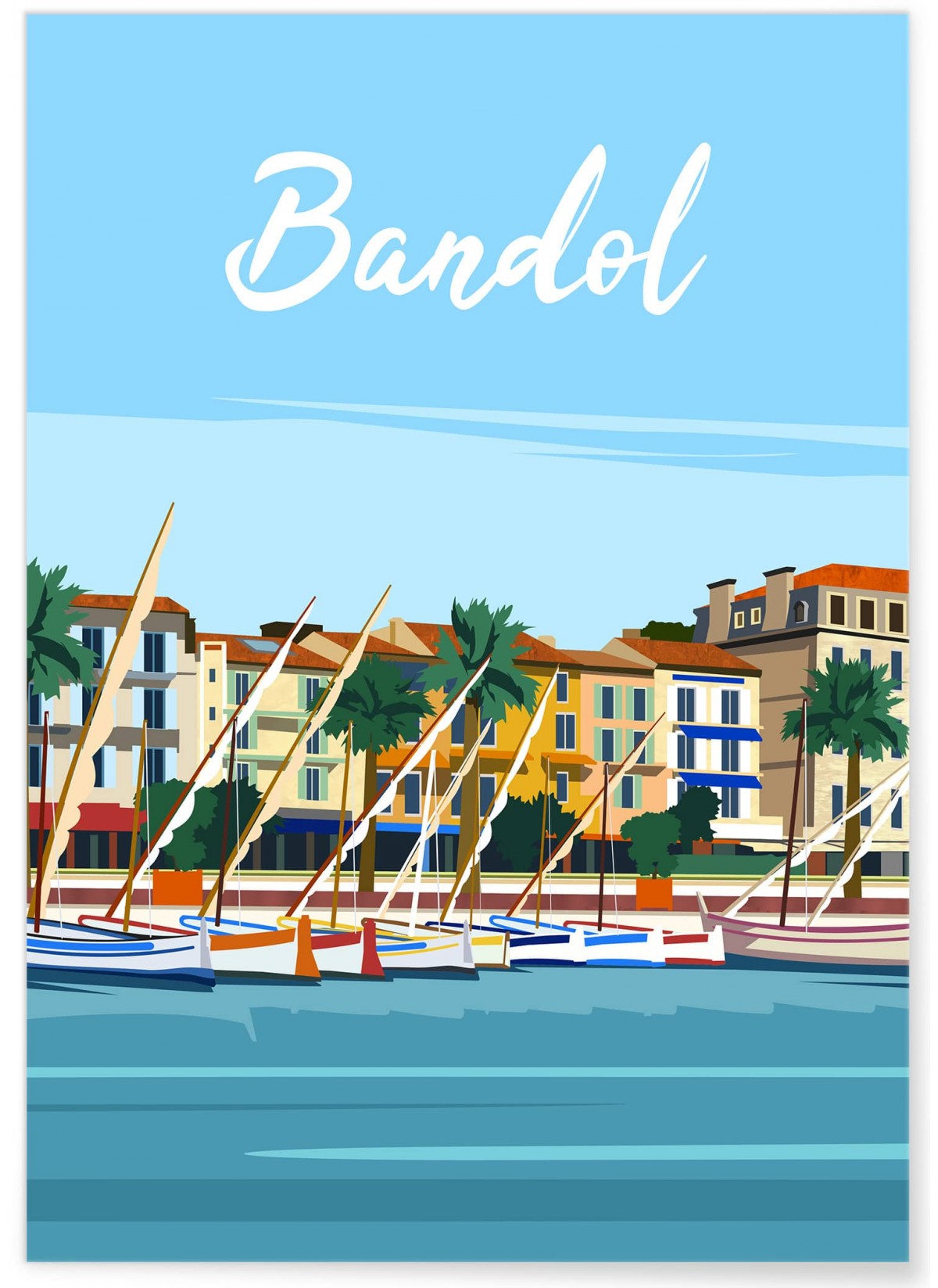 Affiche ville Bandol, L'AFFICHERIE