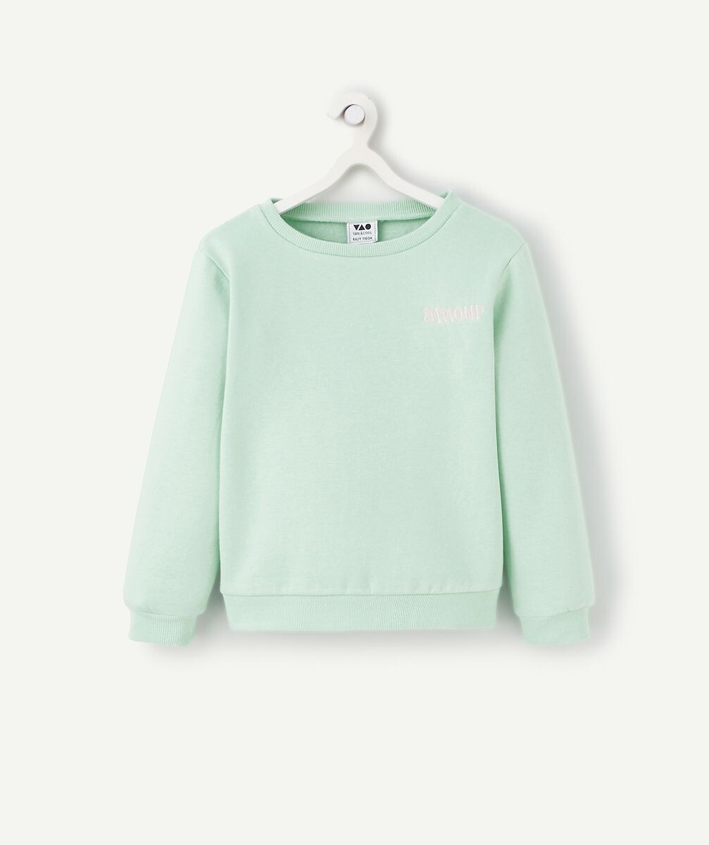 Sweat col rond en molleton