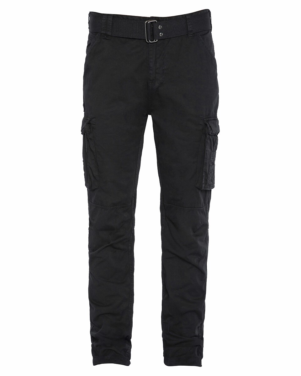 Tr Ranger 70 Cargo Trousers in Cotton with Belt, SCHOTT