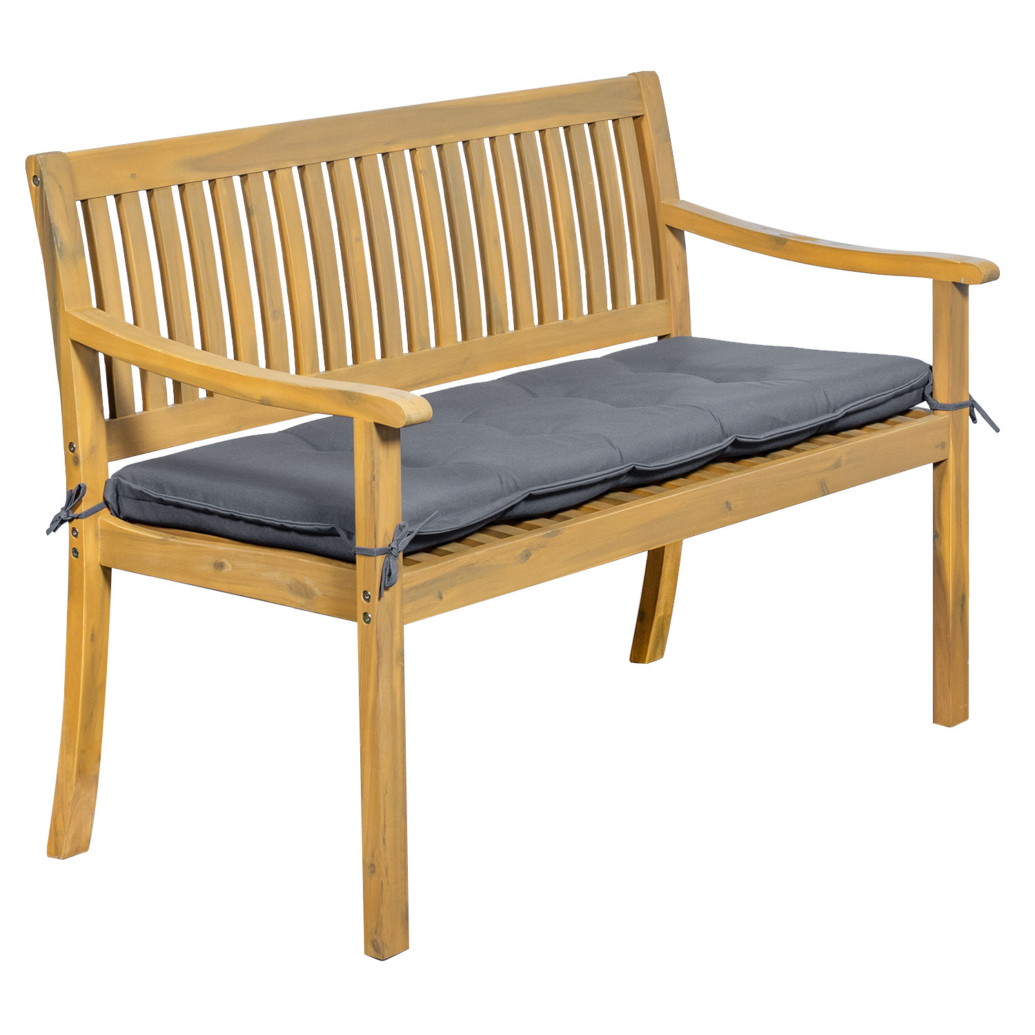 Banc en acacia, 120cm, SIMILAN, HAPPY GARDEN