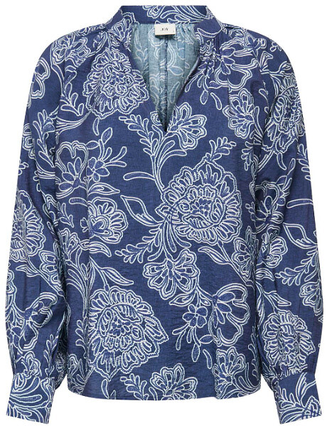 Floral V-Neck Long Sleeve Blouse, JDY