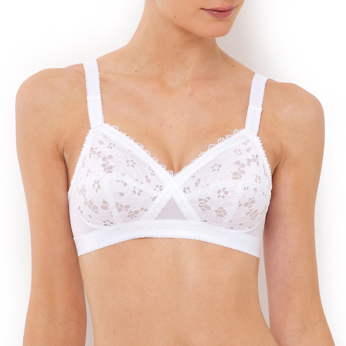Playtex Cross Your Heart Non-Wired Bra Twin pack P0165 2 x Bras  White