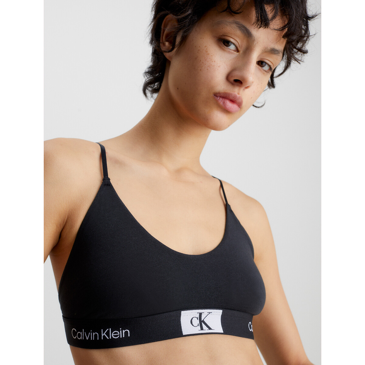 Soutien bralette, em algodão, unline Calvin Klein Underwear